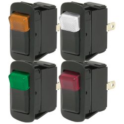 LED Rocker Switch SPST On/Off Dependent