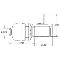 90043-07BX Cole Hersee Push Button Switch For Universal CH90043-07 NEW