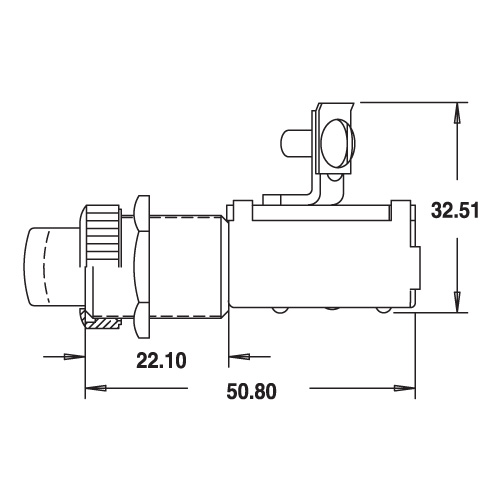 SPST On/Mom Off Screw Push Button Switch – Cole Hersee